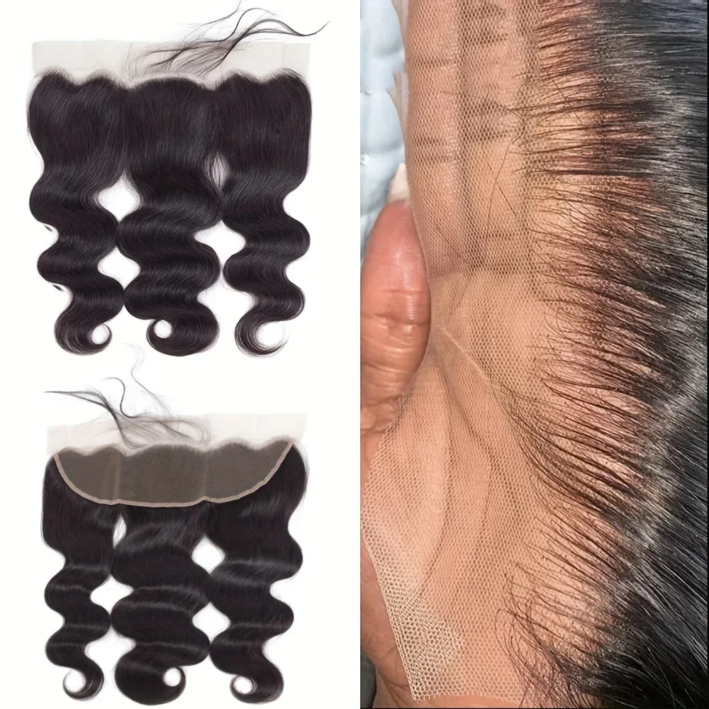 13x4 brazilian Body Wave dantela frontala par uman Remy par inchidere_voghion.com