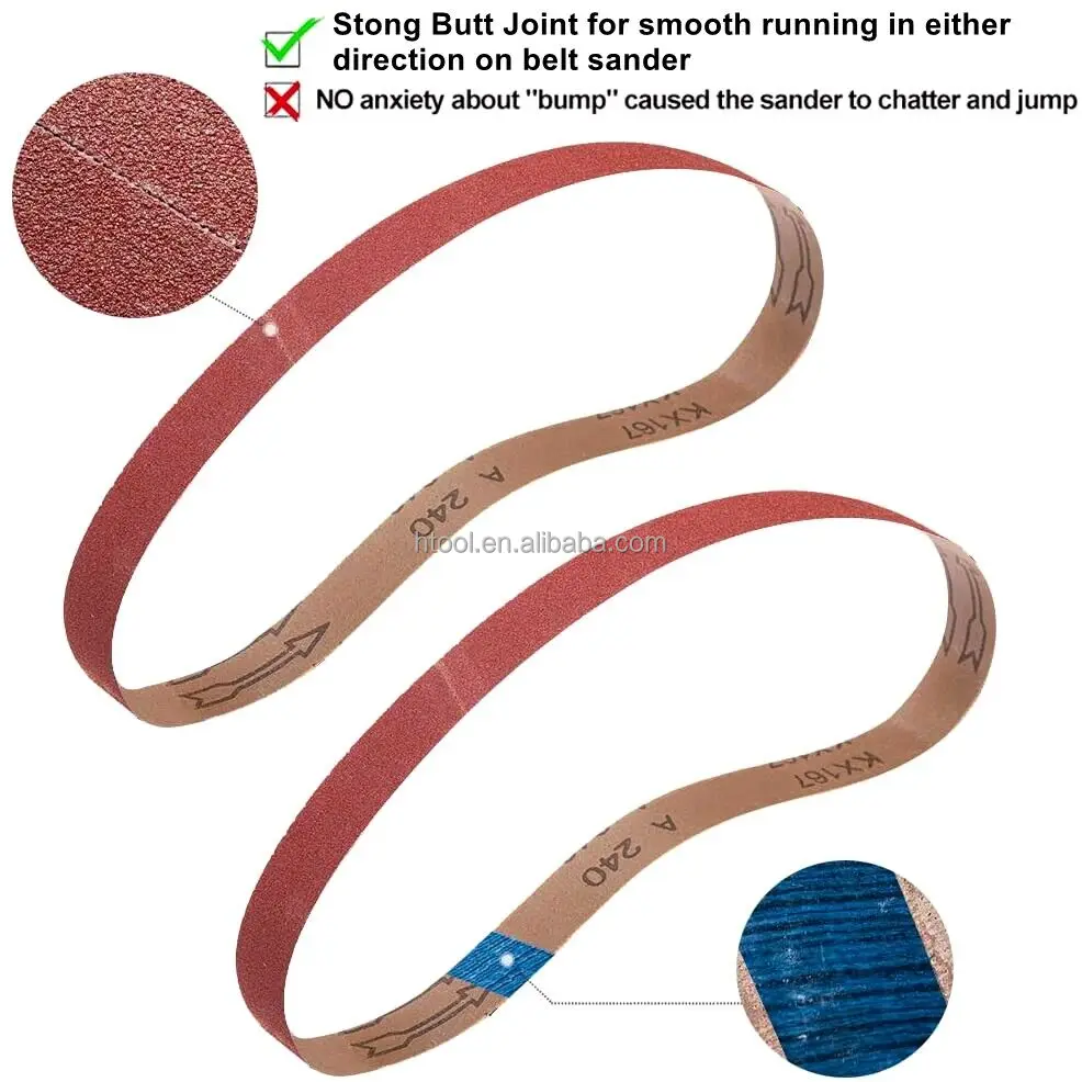 High Quality Abrasive Soft Cloth Backing Belt Sander Grit 400 Fine