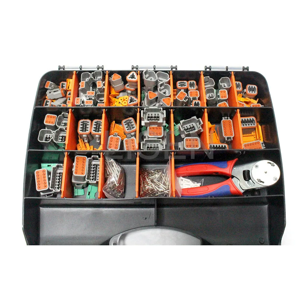 Kit Connettore Serie DT Maschio Porta Femmina 12 Vie CE13 Nero - Foto 14