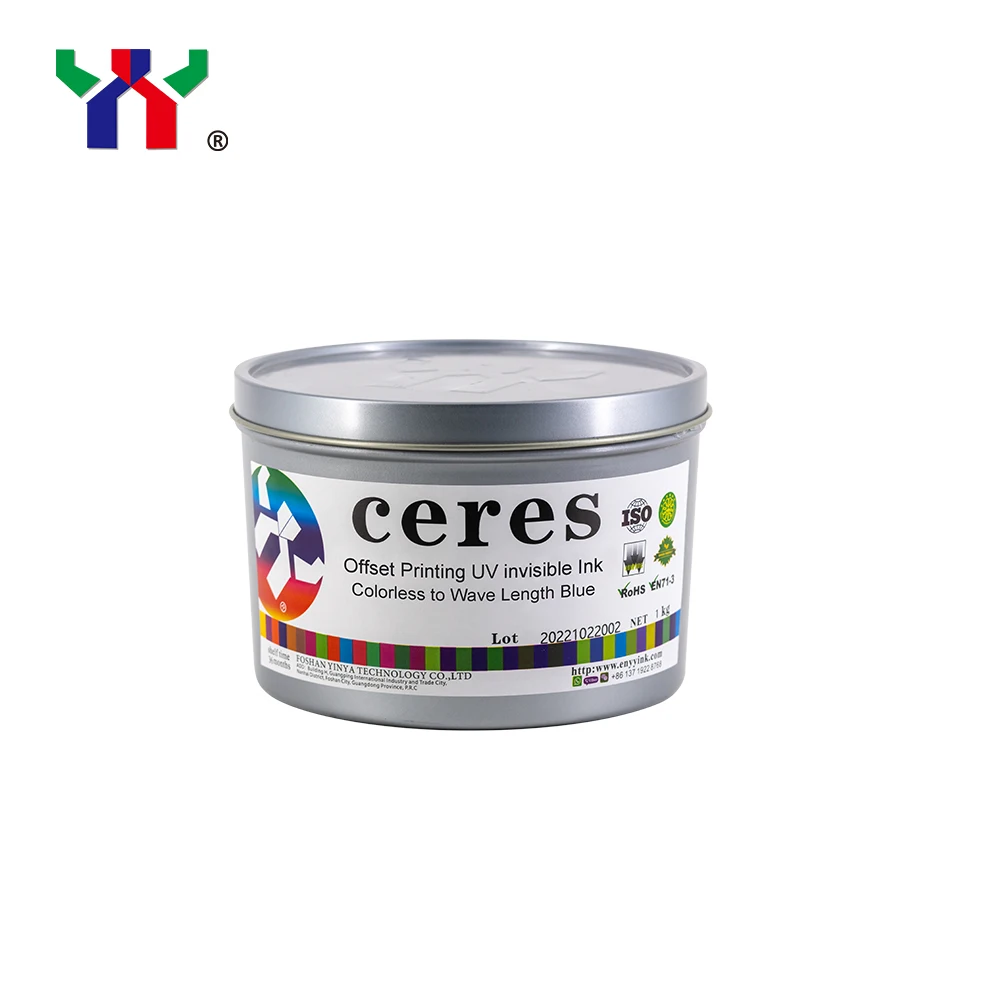 High Quality Colorless to Orange,security Ink Offset UV Invisible