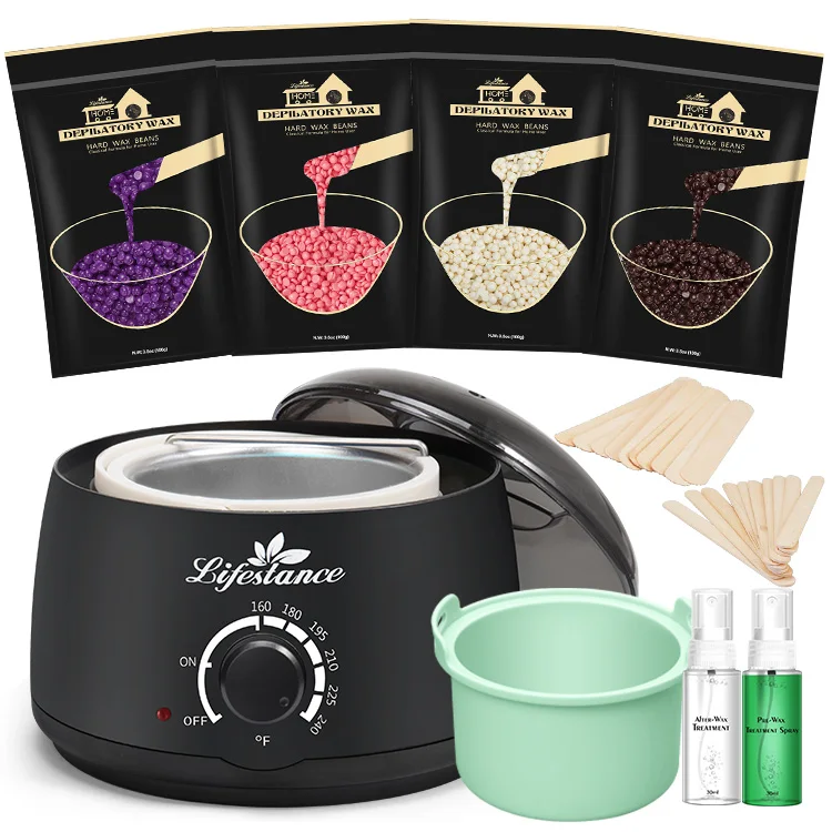 Lifestance Painless Oem Odm Body Wax Pot Waxing Kit Wax Warmer For Hair