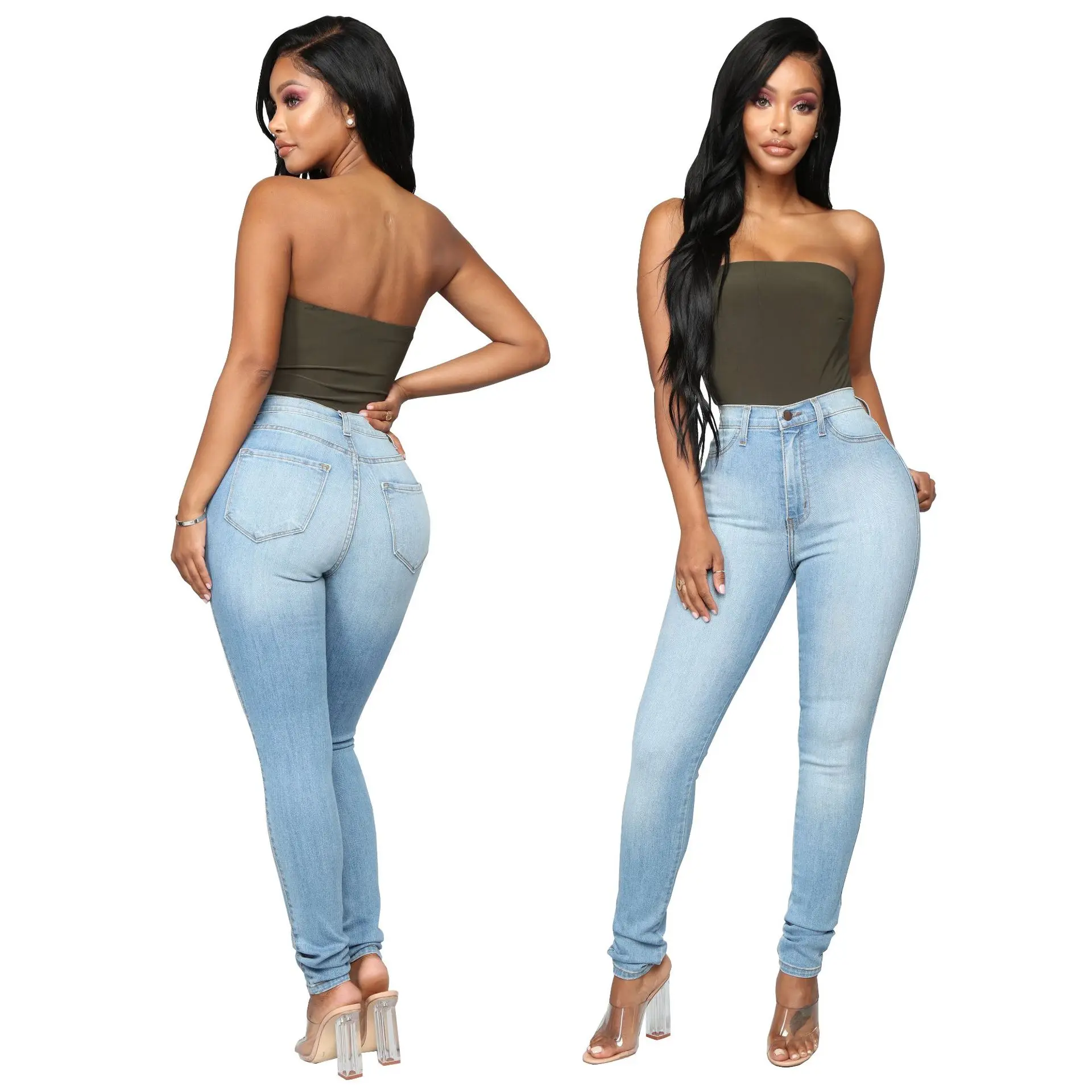 Wholesale 2020 Jeans Women Slim Denim 