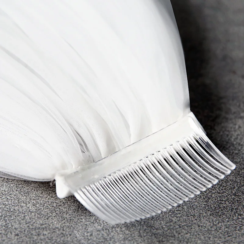 
 Фата свадебная с блестками, 2 уровня, 3 м  