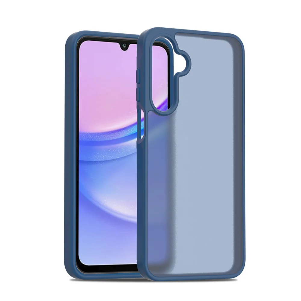 Funda de teléfono translúcida esmerilada para Samsung A16 S24FE Engrosada contra caídas Soporte personalización Laudtec