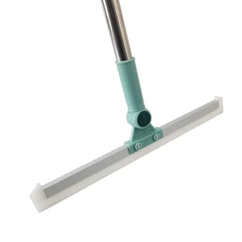 Magic Broom Extendable Silicone Floor Scraper with Plastic Handle for Bathroom and Household Use Water Scraper