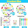 Juegos de Vajilla para Fiesta con Estampado de Feliz Cumpleaños *144