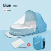 Sky blue + sunshade + pillow