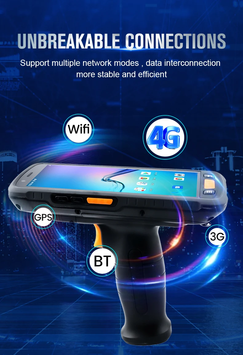 Industrial Rugged 2D Barcode Scanner Android PDA Handheld Mobile Computer Tablet PC Data Collector Stock Available