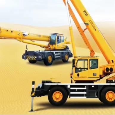 famous brand 60ton truck crane hydraulic pump RT60/80 rough-terrain crane with professional service and top quality