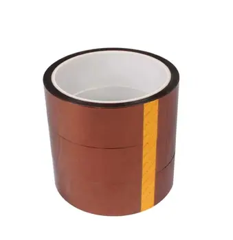 Heat Resistant Silicone Spray Protection Pet Polyester Masking Polyimide Tape Reflective Gold High Temperature Insulation