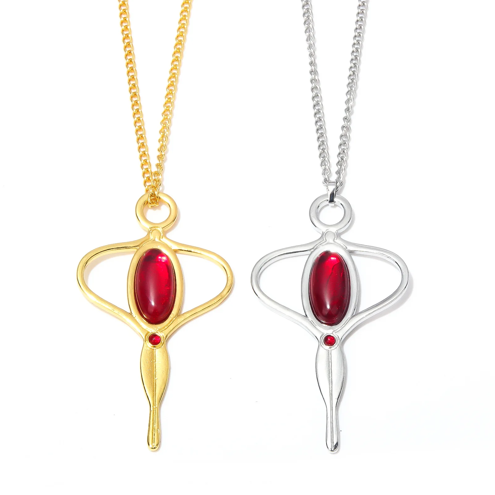 Anime Puella Magi Madoka Magica Sakura Kyouko Necklace