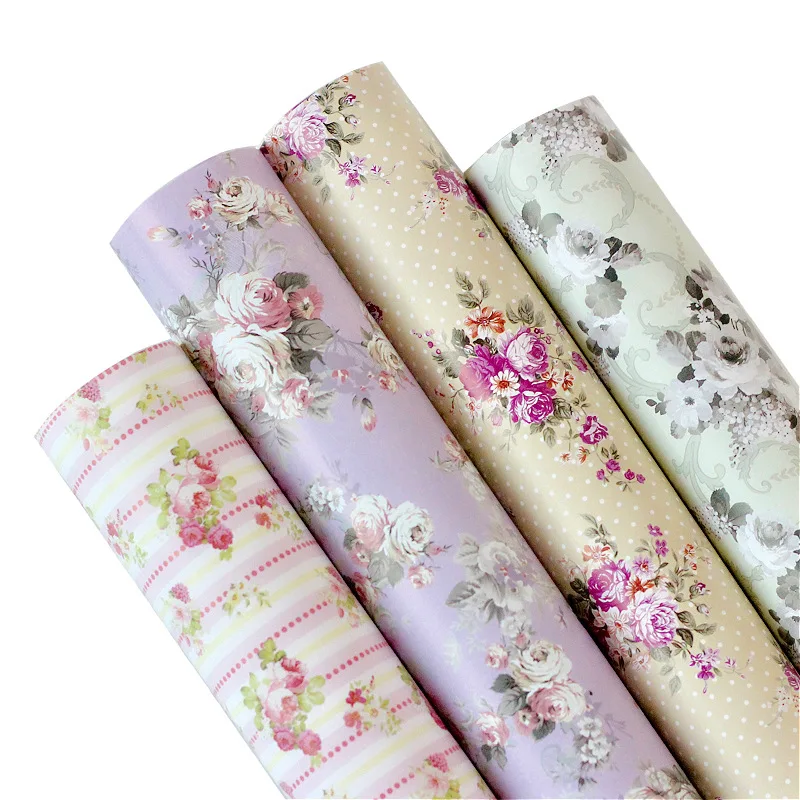 Vintage Style Flower Wrapping Paper  Elegant Floral Supply – Elegant Supply