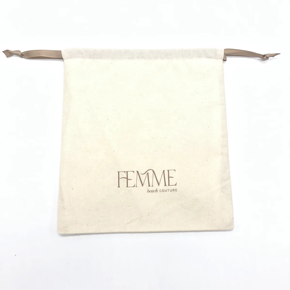 Natural Cotton Drawstring Dust Bag With Waterproof Cloth Swimsuit ...