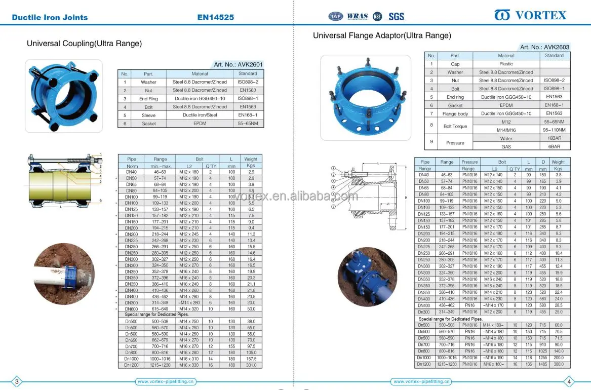 Universal Flange Adaptor Buy Flange Adaptor,Hawle Flange Adaptor,Avk