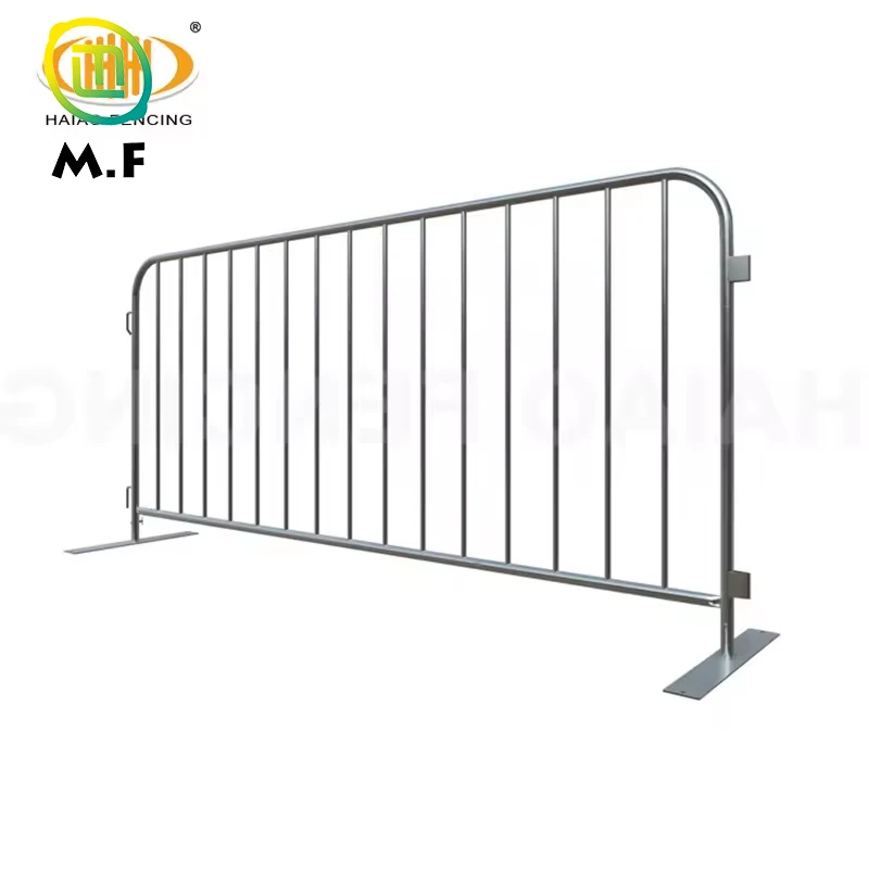 Wholesale cheap portable mobile safety traffic activity metal galvanized crowd control pedestrian security barrier