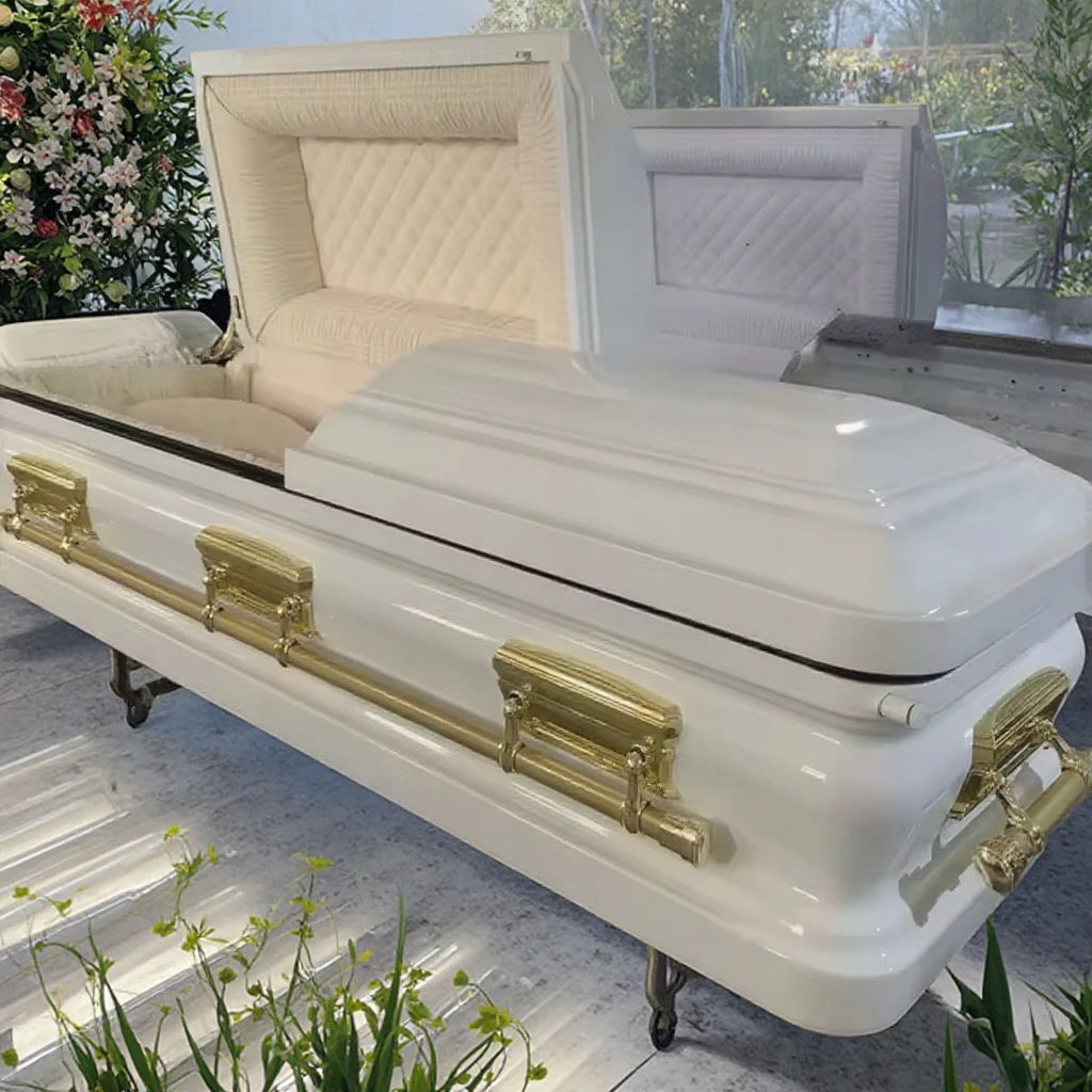 CHEAP American Style Funeral Brand-new Steel Caskets Sale