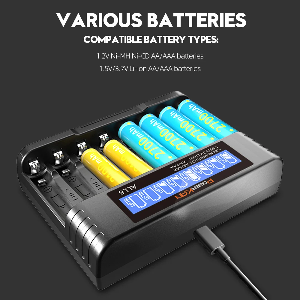 Aaa Cell Charger Panasonic Eneloop X AA/AAA Battery Charger BQ