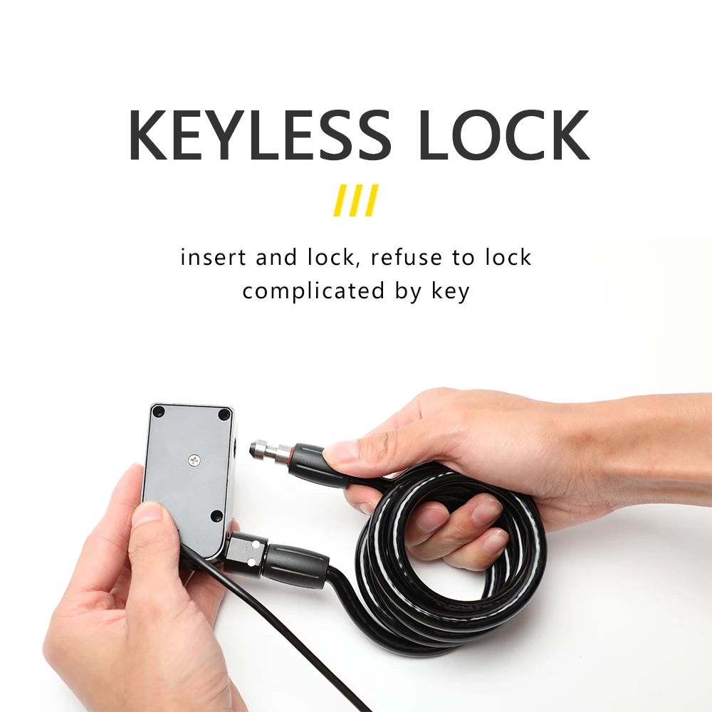 Smart Cable Chain Lock E-scooter Lock Solution Keyless IOT Control Rental Sharing Electric Scooter Lock