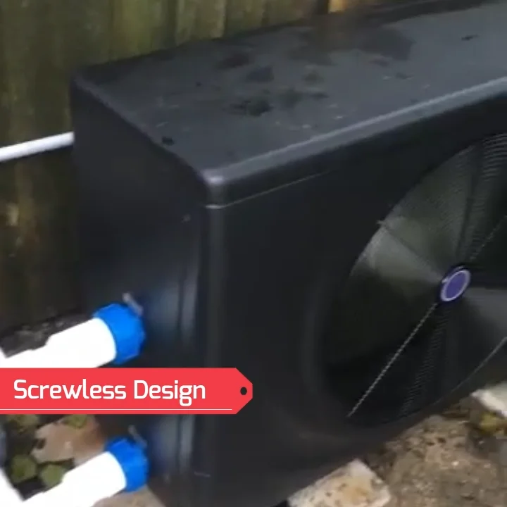 Abs Casing Swimming Pool Heat Pump Water Heater R32 Wifi Swimming Pool