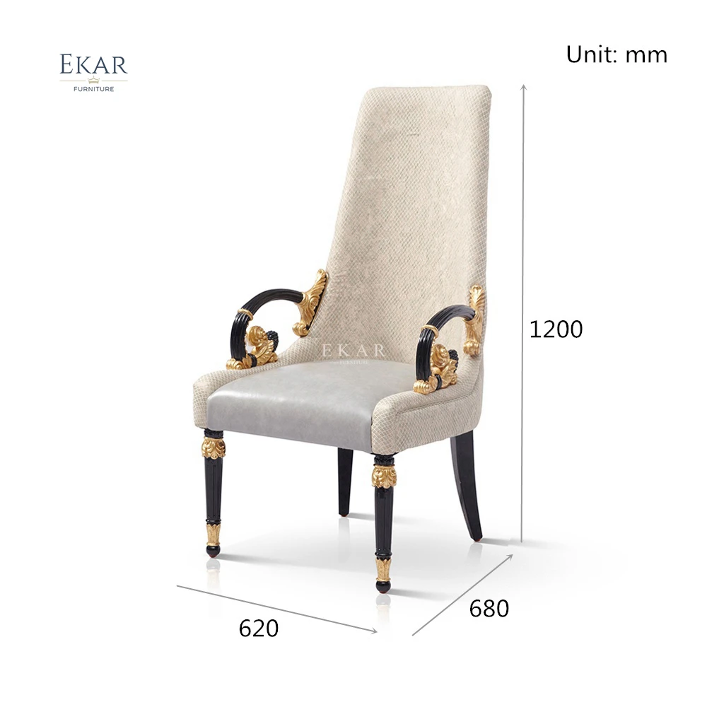 Luxury Long Dining Table Classic Italian High Gloss Wood 8 Seater