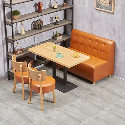 人気の高級アメリカンダイナー2人掛けレストランパーティーブース