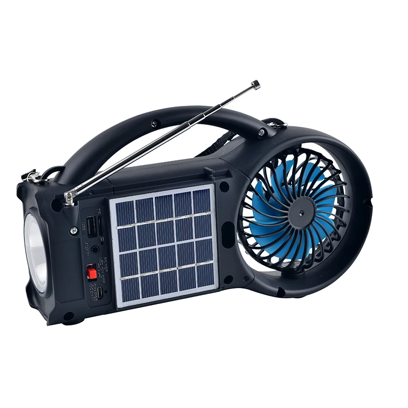 Home Portable Small Electricity Camping Lighting Solar Energy System Kit With Fan Usb Bt Speaker Fm Radio