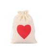 White with red heart