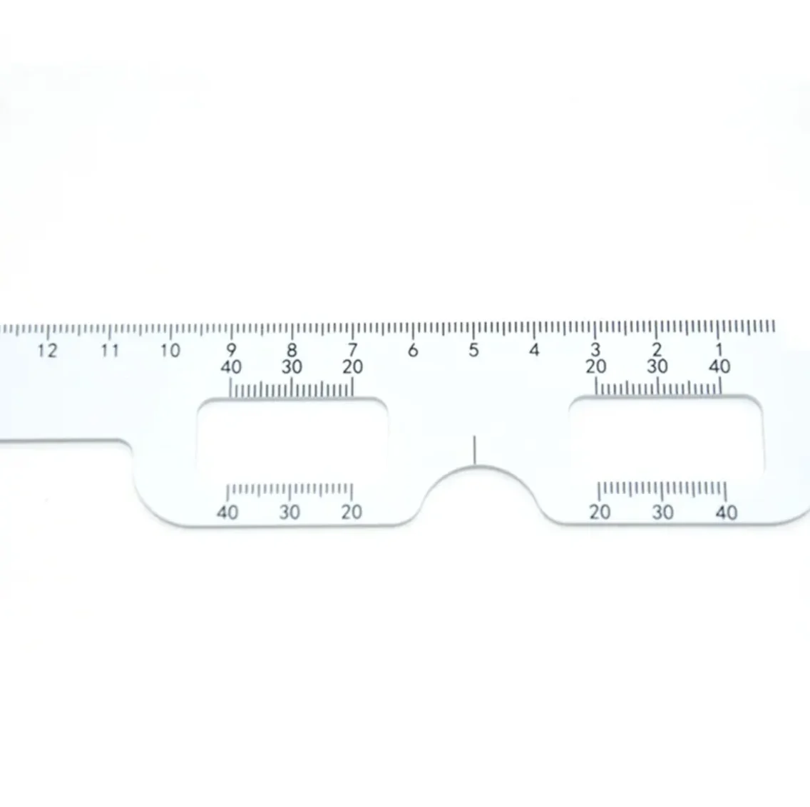 Optometry Medical Eye for Test Equipment Ophthalmology Optical PD Ruler Plastic Eye Occluder with 1 Year Warranty