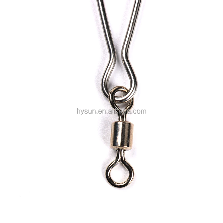 100 Longline Clips with Swivel - Stainless Steel - Pack of 100 main image 0