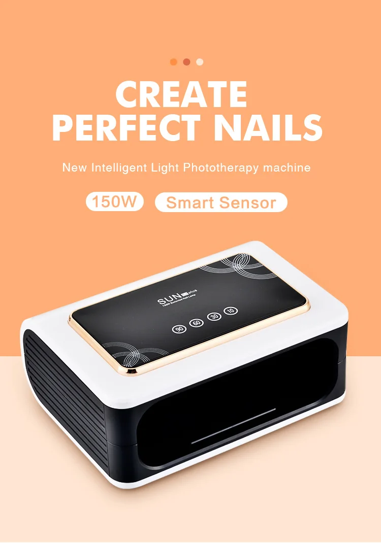 2021 NEW arrive UV LED Nail Lamp 150W Nail dryer With Infrared Light For Various Nail Polishes