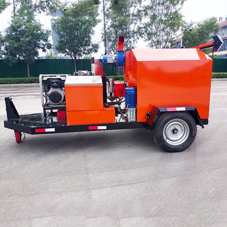 Small Mobile Asphalt Plant Continuous Mixing Type Mini Batching Plant Cold Mix Asphalt Mixer Truck