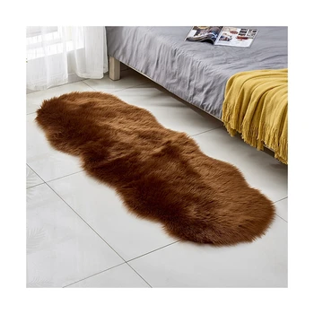 Modern Large Home Decoration Soft Faux Sheepskin Fur Rugs Coral Fluffy Area Rug Shag Carpets for Living Room