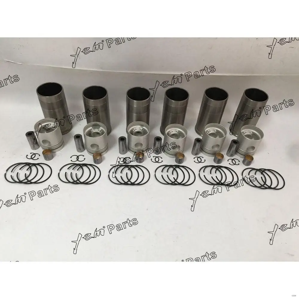 DA640 Engine Cylinder Liner Kit With Pistons Rings Liner for Isuzu