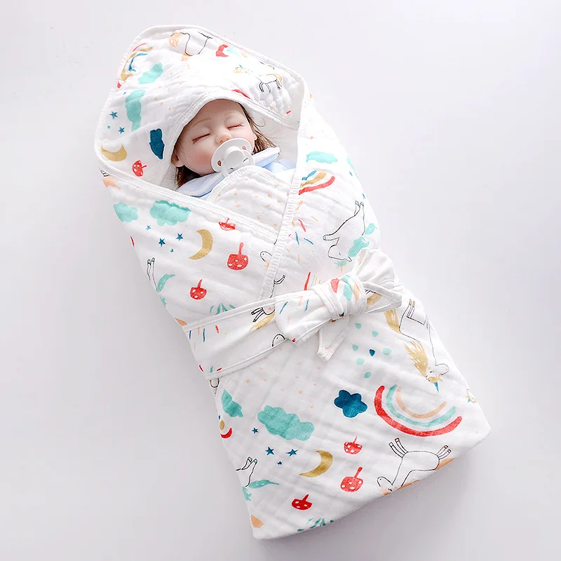 Hooded discount swaddle blanket