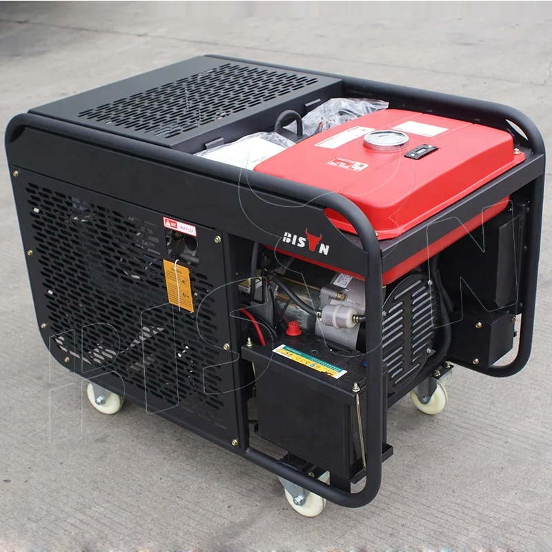 BISON 10 Kva Silent Diesel Generator 3 Phase 4 Wire 10Kva Diesel Generator Price Ac 3 Phase