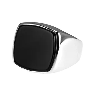 Customized High-end Jewelry Men's Fashion Ring 925 Silver High Quality Waterproof Wholesale Available