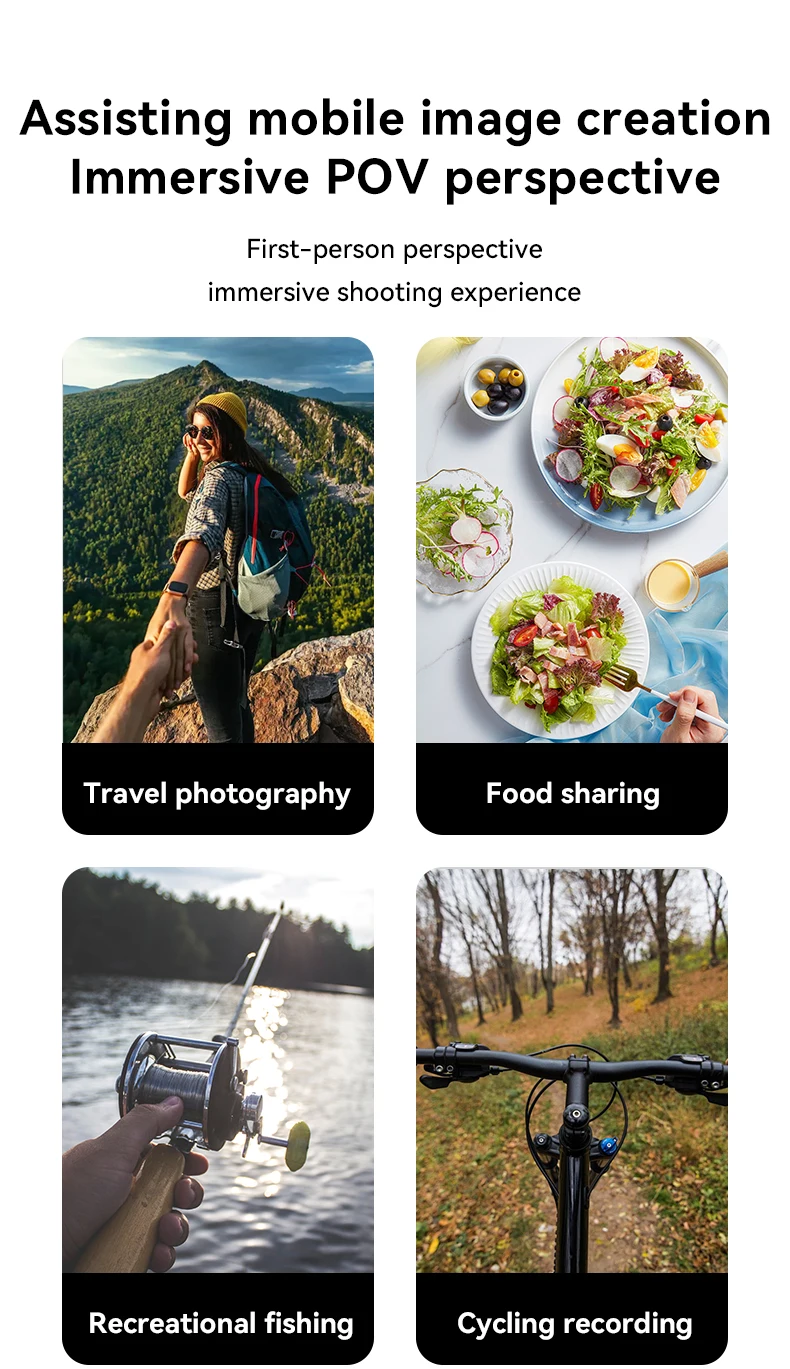 Bulk Content Creator Neck Hanger Magnetic Phone Mount with Adjustable Multi Angle Damping Shaft for Vlog