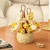 M3081 light yellow warm sun-color box-162 particles