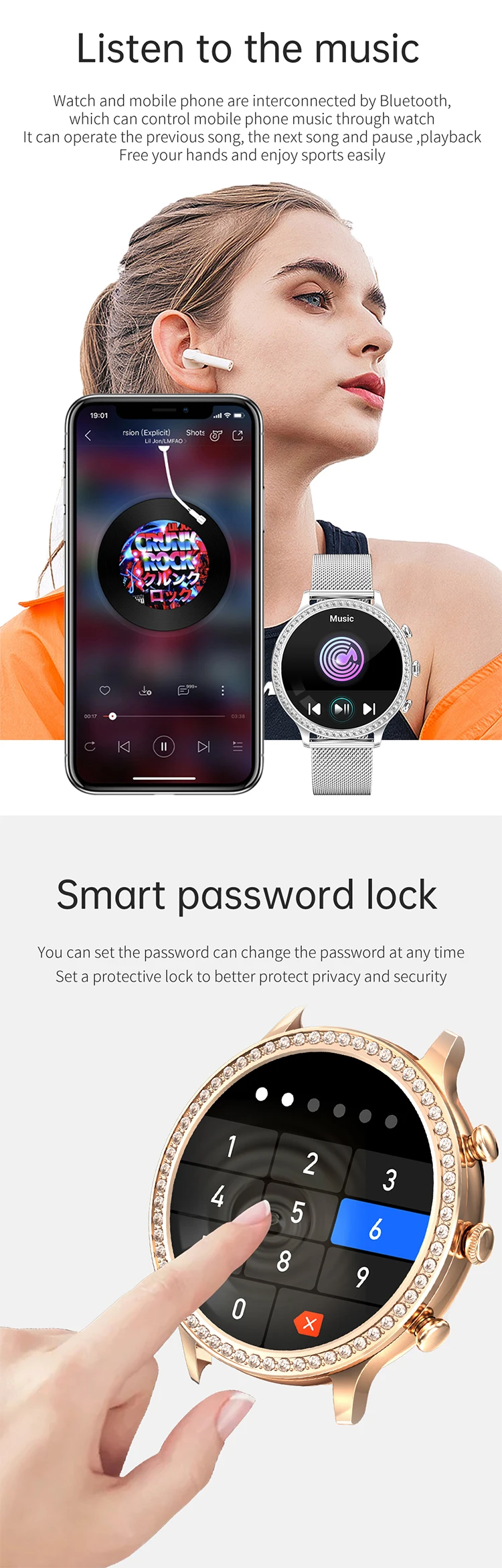 2026 I70 Relojes Smartwatch 1.32Inch Heart Rate Blood Oxygen Detection BT Talk Multiple Sports Modes Smart Watch for Women