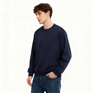 Unisex Beige Heart Pattern Turn-down Collar Long Sweatshirt Soft Cotton Blend Custom Embroidery ODM Waterproof Breathable