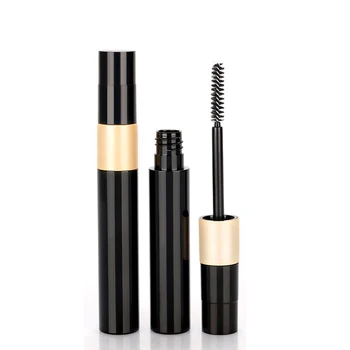 7ml 8ml new round empty mascara Plastic makeup case Double function plastic makeup package with brush