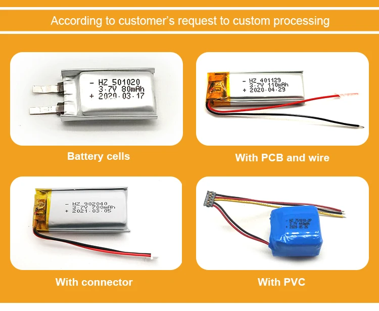 Warranty 013945 3.7v 110mah 1mm Thick Battery Ultra-thin Thickness ...