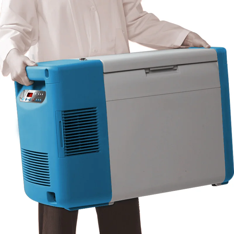 -86 Degree ULT Portable Car Medical Freezer for Laboratory Samples Storage