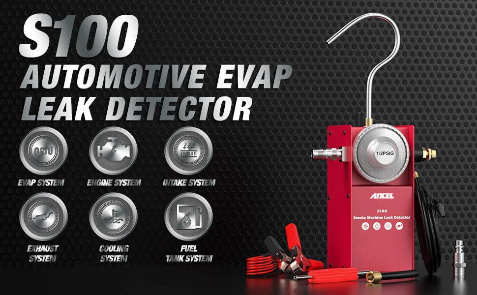 Automotive Smoke Leak Decetor Test Tools Ancel S100 Car Diagnostic Tool