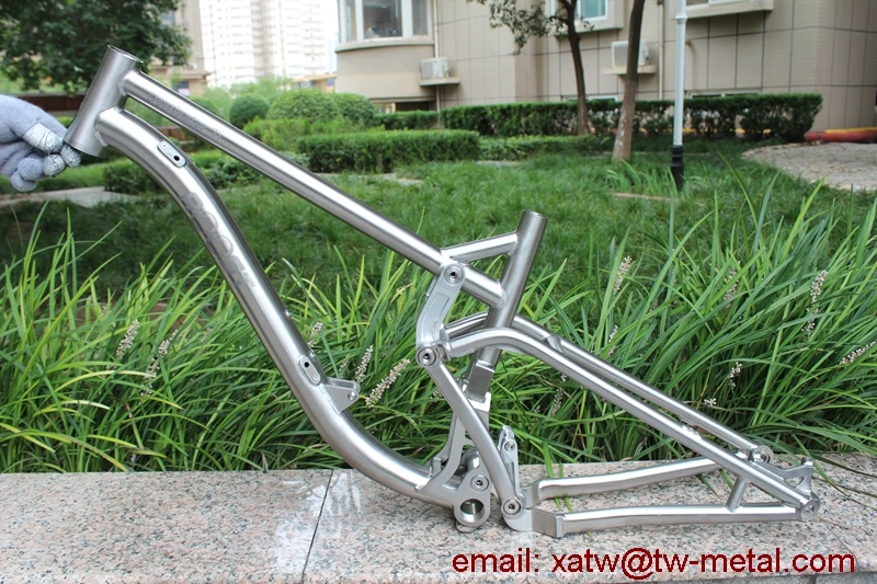 Full Suspension Bike Frame 29er Titanium Suspension Bike Frames Taper