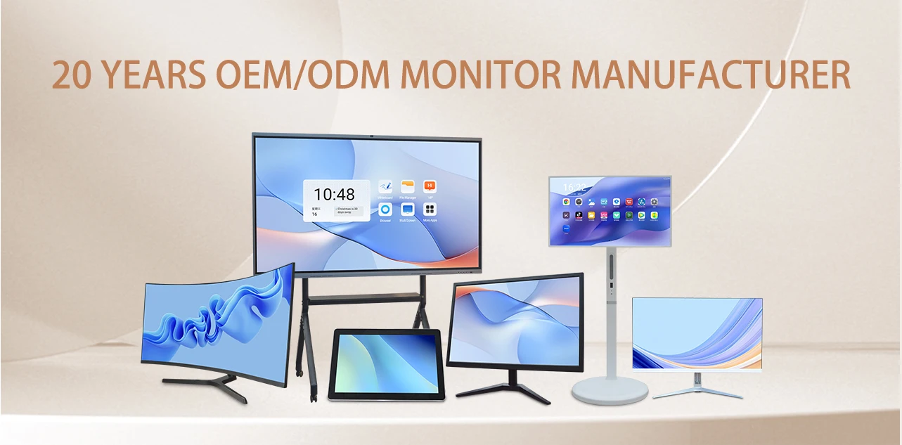 OEM 4K 5K 34 49 Inch Desktop Gaming Monitors - Curved & High Refresh Rate