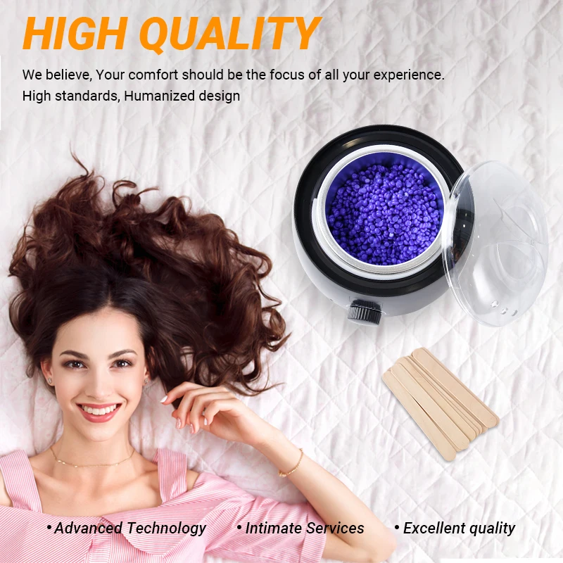 Waxkiss Digital LCD Display for Heating 500cc Hair Removal Wax Warmer Mini Wax Machine Melting Pot Wax Heater