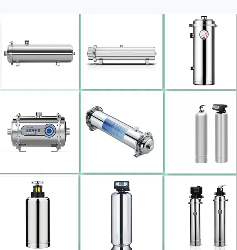 Stainless Steel Regeneration Ion Exchange Resin Removing Water Filter