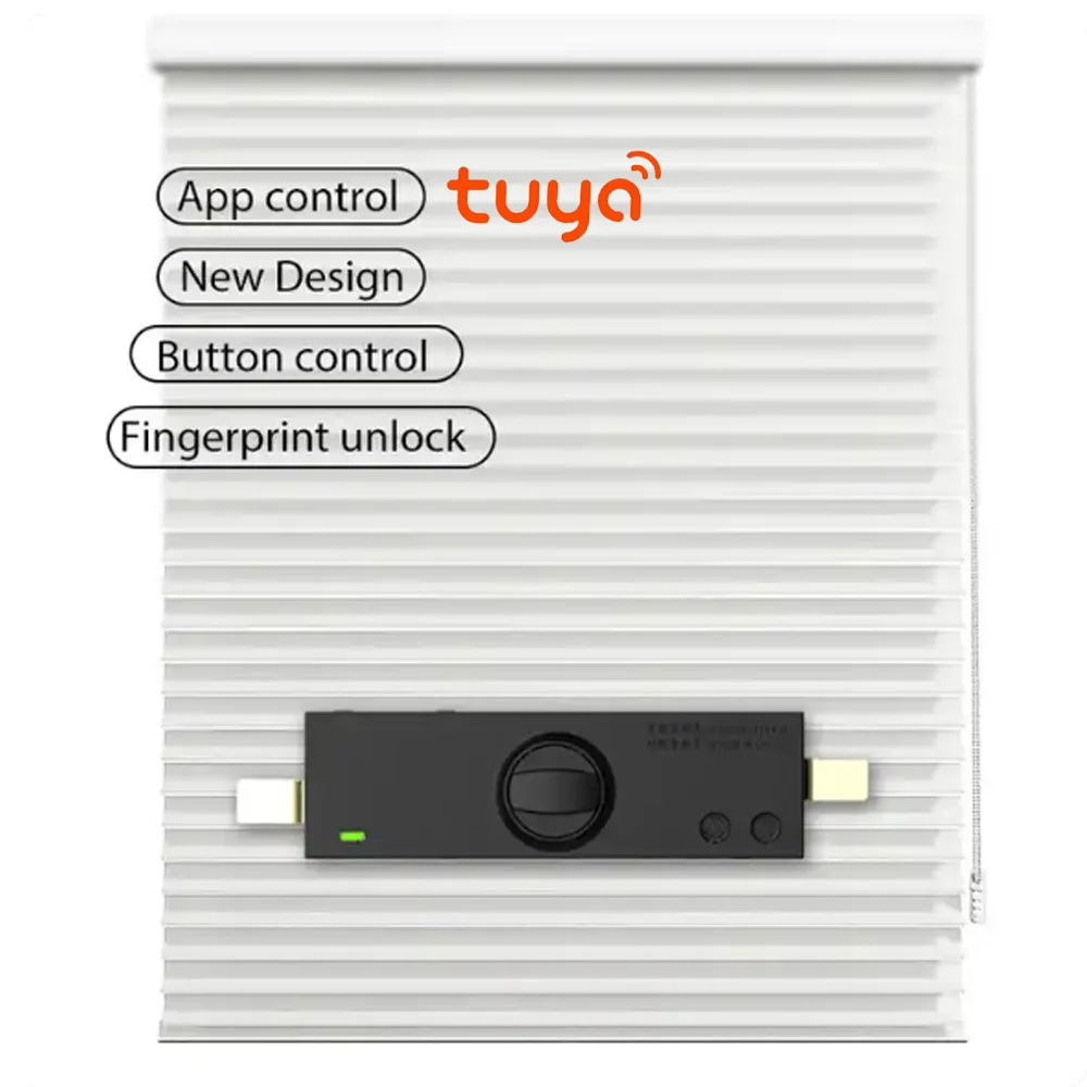 Tuya App BLE Fingerprint Roll up Door Shutter Door Lock
