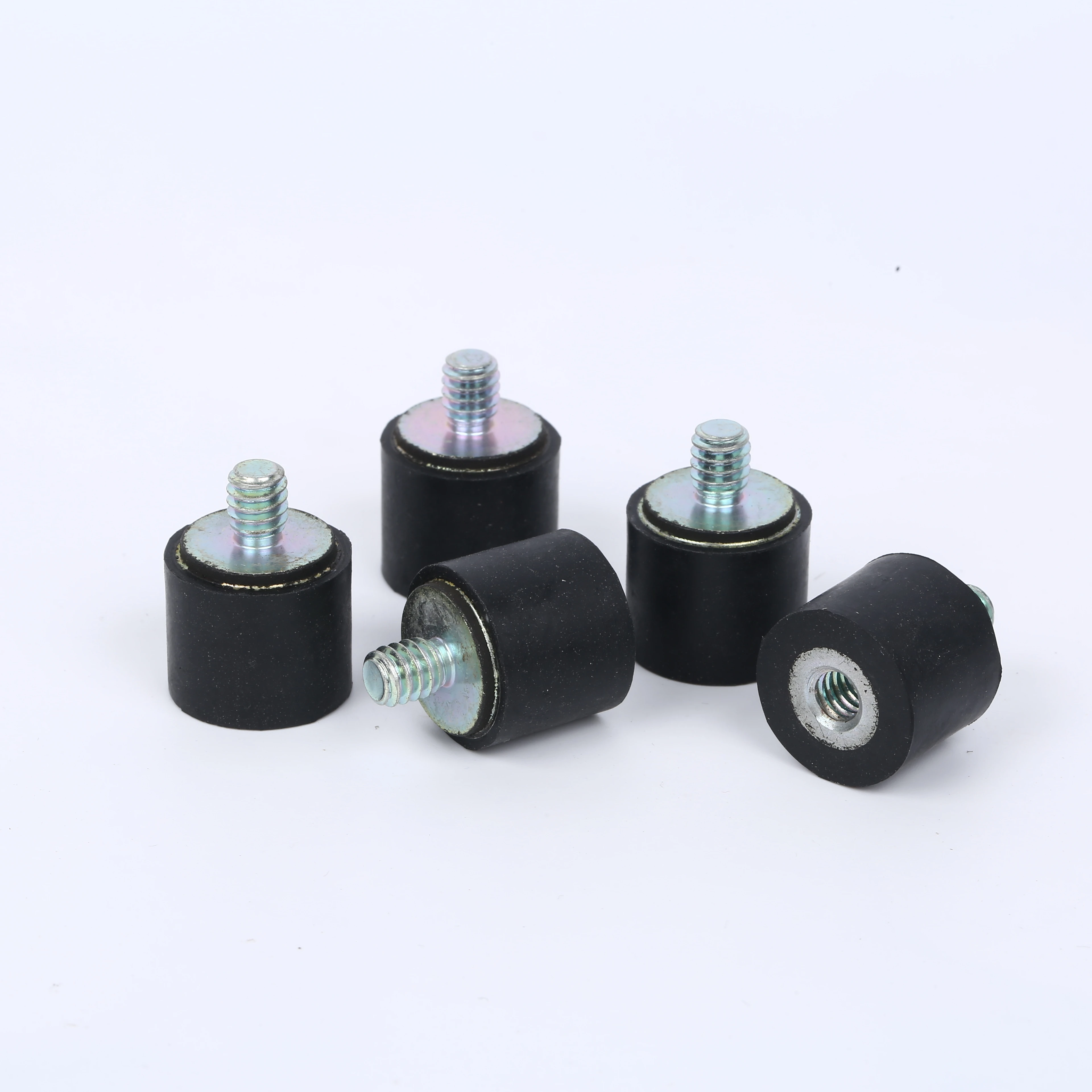 Customizable 1/4-20 UNC Threads Flexible Anti-Vibration Rubber Mounts Versatile Rubber Products for Electronic industries